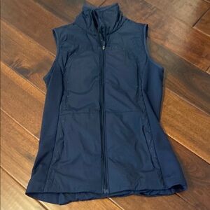 Women's Navy Sleeveless Jacket